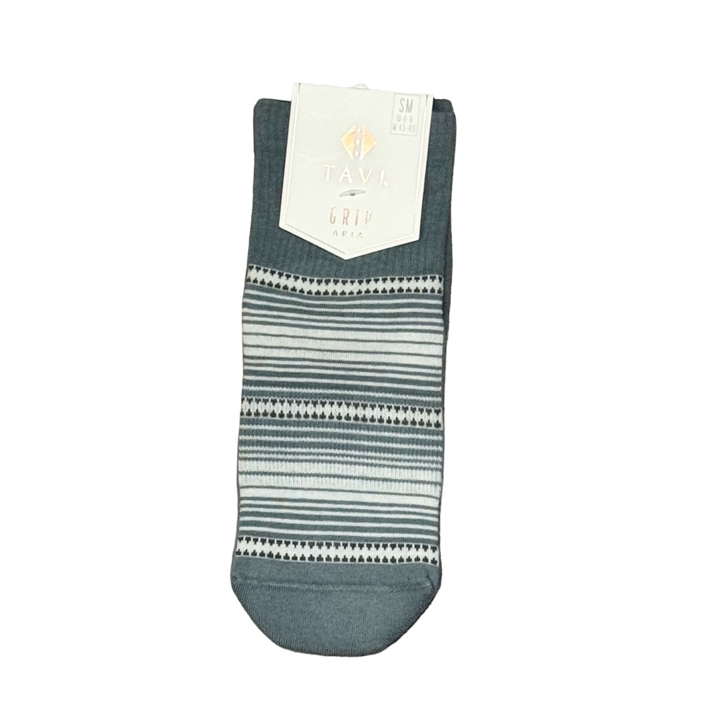 Tavi Noir Aria Grip Socks – “Tempest” Pattern